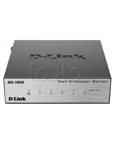Коммутатор 5-портовый D-Link DES-1005D/O2B в Долгопрудном Коммутаторы Pintop.ru