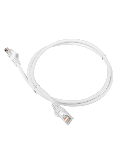 Патч-корд LANMASTER LSZH UTP кат.5e, 0.3 м, белый LANMASTER LAN-PC45/U5E-0.3-WH в Долгопрудном Патчкорды (медные) Pintop.ru